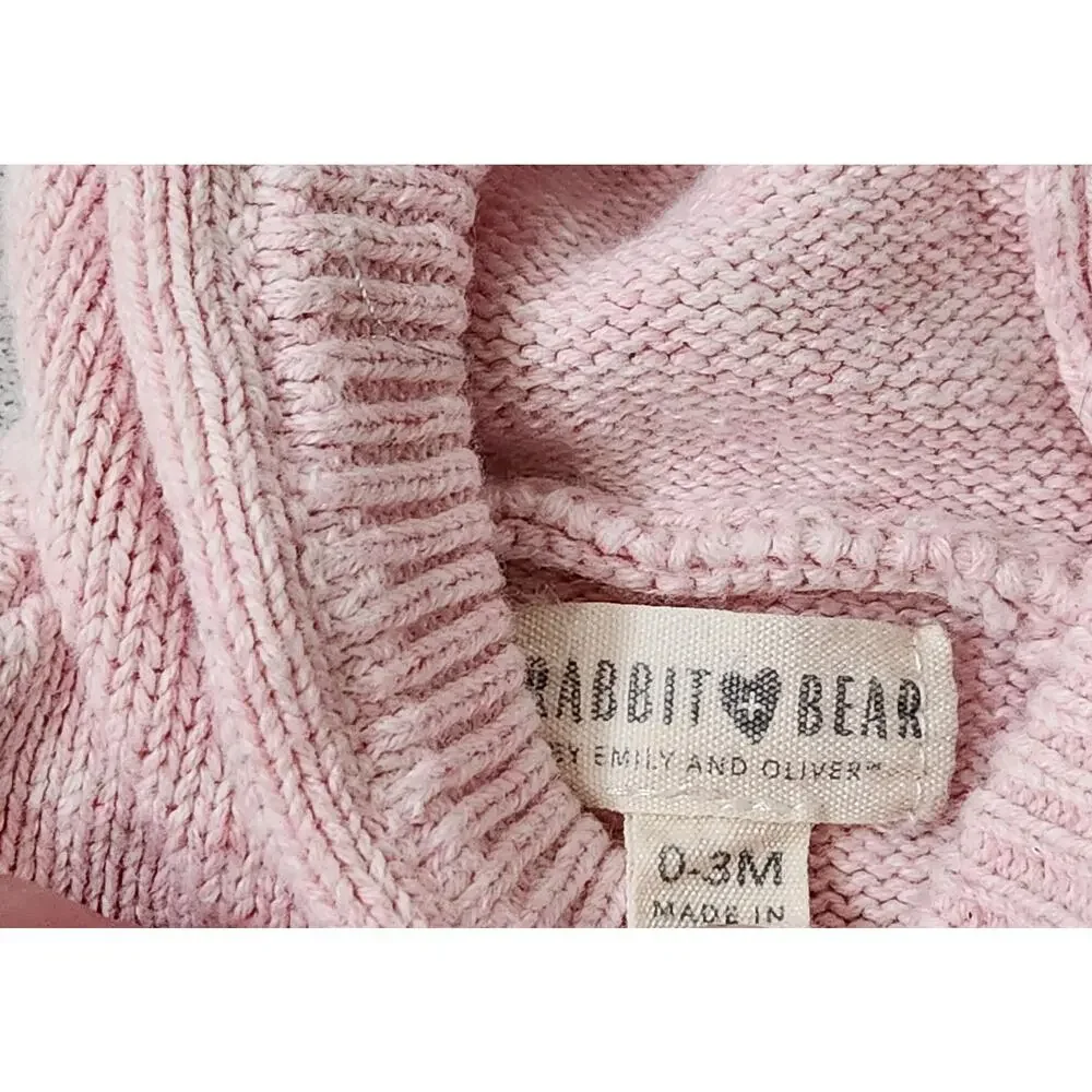 Mixed Lot Brand Name 3 Pieces Baby Girls Sweater Jackets 0-3 Months Button Up